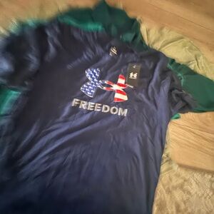 Under Armour Men's Freedom Tee - Dark Blue